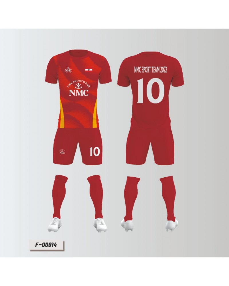 Fussball Trikotsatz Nr.177-192 (Hose+Trikot+Stutzen) inkl. Druck - 11 Größen 104-XXL