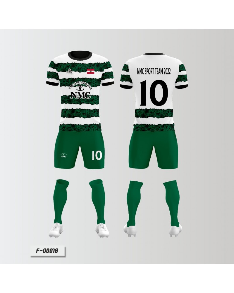 Fussball Trikotsatz Nr.177-192 (Hose+Trikot+Stutzen) inkl. Druck - 11 Größen 104-XXL