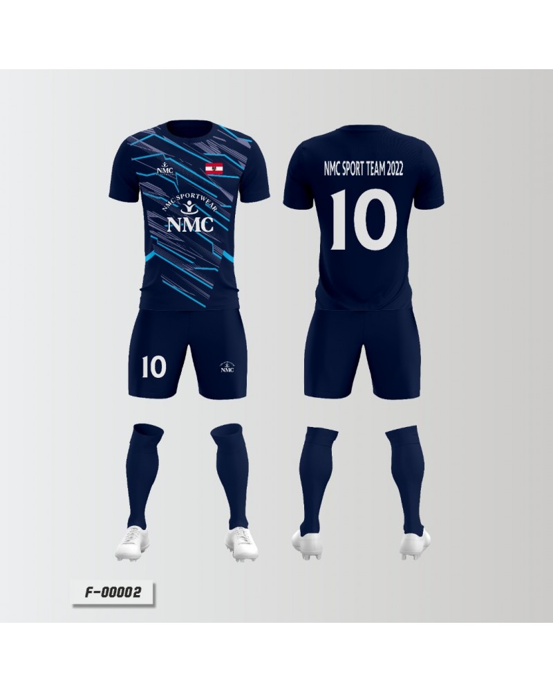 Fussball Trikotsatz Nr.177-192 (Hose+Trikot+Stutzen) inkl. Druck - 11 Größen 104-XXL