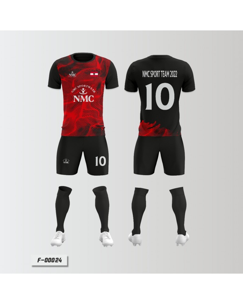 Fussball Trikotsatz Nr.177-192 (Hose+Trikot+Stutzen) inkl. Druck - 11 Größen 104-XXL