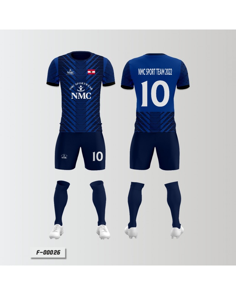 Fussball Trikotsatz Nr.177-192 (Hose+Trikot+Stutzen) inkl. Druck - 11 Größen 104-XXL