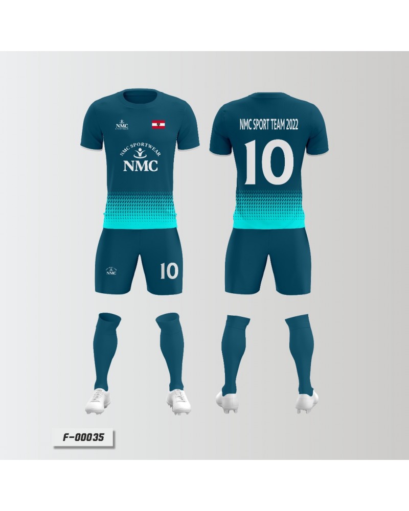 Fussball Trikotsatz Nr.177-192 (Hose+Trikot+Stutzen) inkl. Druck - 11 Größen 104-XXL