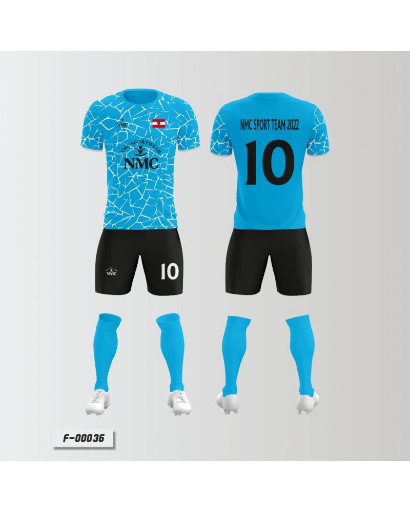 Fussball Trikotsatz Nr.177-192 (Hose+Trikot+Stutzen) inkl. Druck - 11 Größen 104-XXL