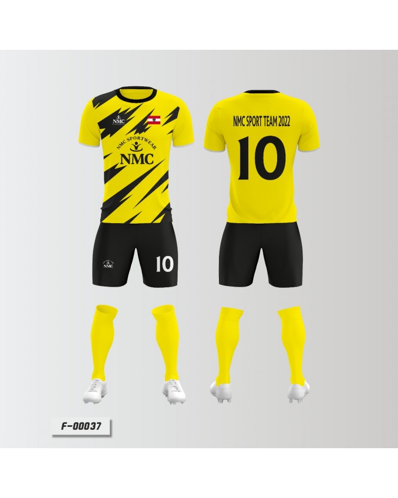 Fussball Trikotsatz Nr.177-192 (Hose+Trikot+Stutzen) inkl. Druck - 11 Größen 104-XXL