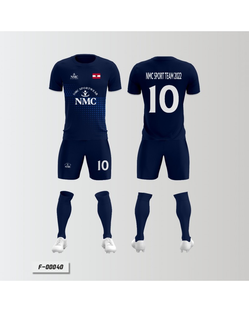 Fussball Trikotsatz Nr.177-192 (Hose+Trikot+Stutzen) inkl. Druck - 11 Größen 104-XXL