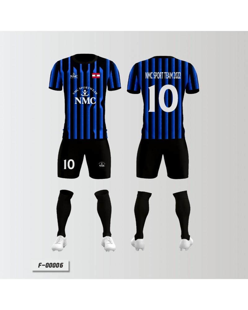 Fussball Trikotsatz Nr.177-192 (Hose+Trikot+Stutzen) inkl. Druck - 11 Größen 104-XXL